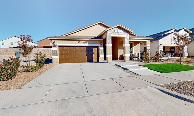 Biggs Field House | New home with private yard, outdoor games, BBQ, central AC, & W/D