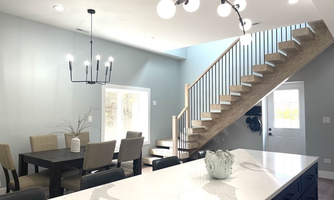 Bass Lake House | New house with pickle ball court game room 5 min Bass Lake Knox Indiana!