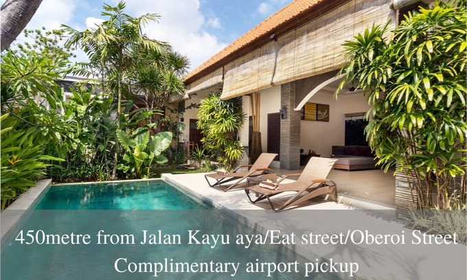 Petitenget Villa | New listing opening discount! 2bedroom villa in central Seminyak area