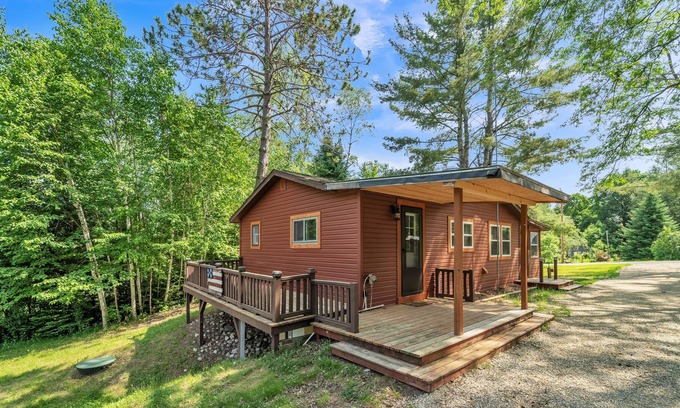 Wauksaukee Cabin | NEW LISTING! Peaceful Cabin Nestled on ATV & Snowmobile Trails by RedAwning