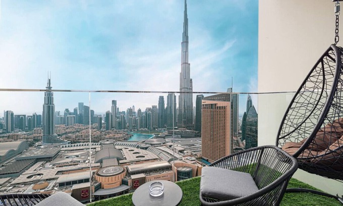 Bur Dubai Apartment | New LUXE 2BR |Burj Khalifa View |Dubai Mall Access