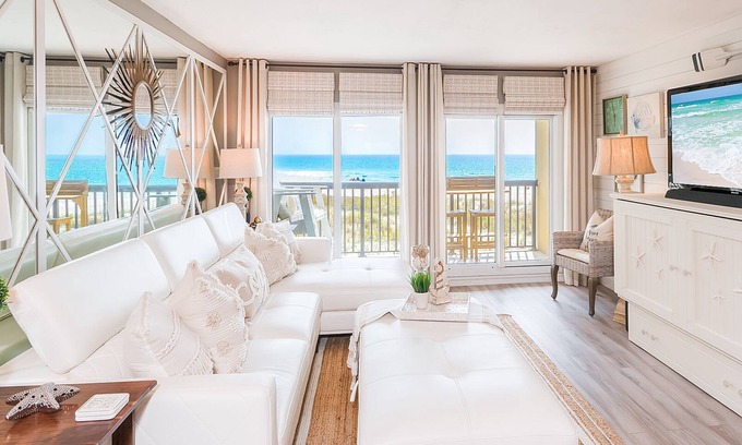 Sunnyside Condo | NEW- Luxury Beachfront Condo, Pinnacle Port in beautiful Gated Carillon Near 30A