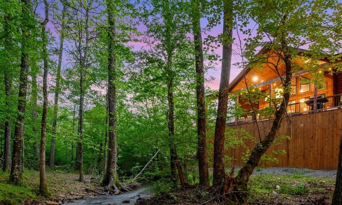 Pickens Cabin | New! Movie Theater/Creek/Sauna/Zipline/Minigolf/Swings/Gameroom/Shuffleboard