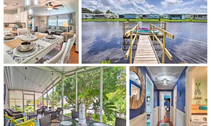 New Port Richey House | New! River Oasis w/Boat Dock, Kayaks & Fishing