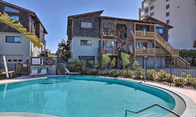Sea Dunes House | New Smyrna Beach Townhome: Steps to Ocean!