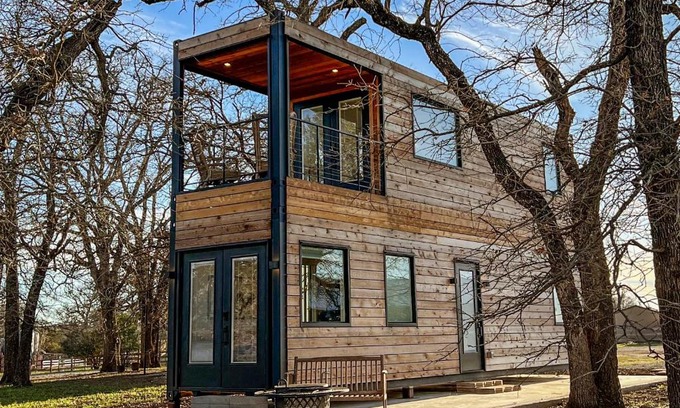 Waco House | NEW The Flagship 2 Story Container Home
