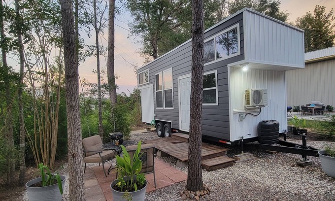 Conroe House | New Tiny Home with Patio in Conroe