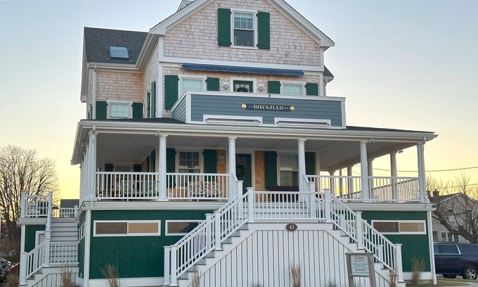 Scituate Villa | Newly built replica of our family's 1912 cottage.