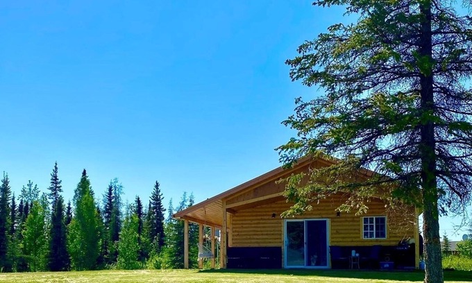Badger House | Newly constructed cabin on a quiet residential pond.