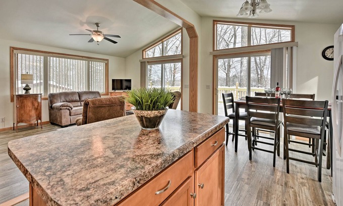 Brill House | Newly Constructed Red Cedar Lake Narrow Lodge!