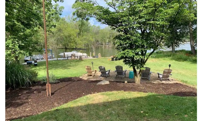 Fair Plain House | Newly Remodeled Amazing Lake House with boat dock.