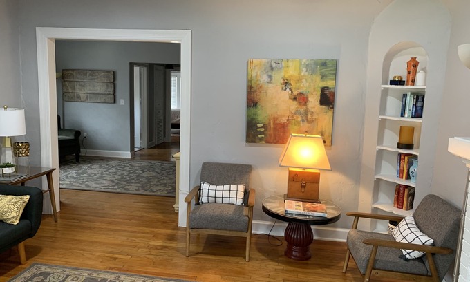 Crestwood Apartment | Newly remodeled duplex, eclectic decor and located in central OKC.