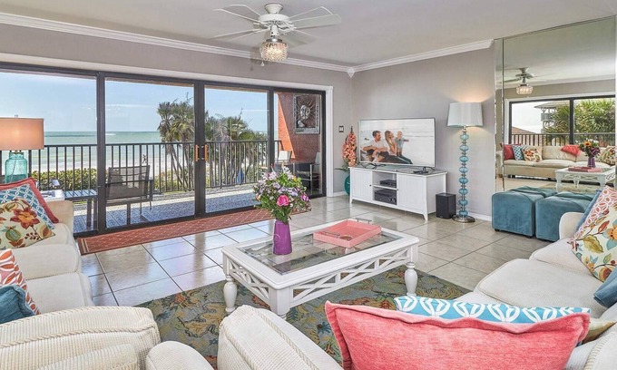 Indian Shores Condo | nGulf Front Paradise-Wraparound Balcony-Pool-Breathtaking View