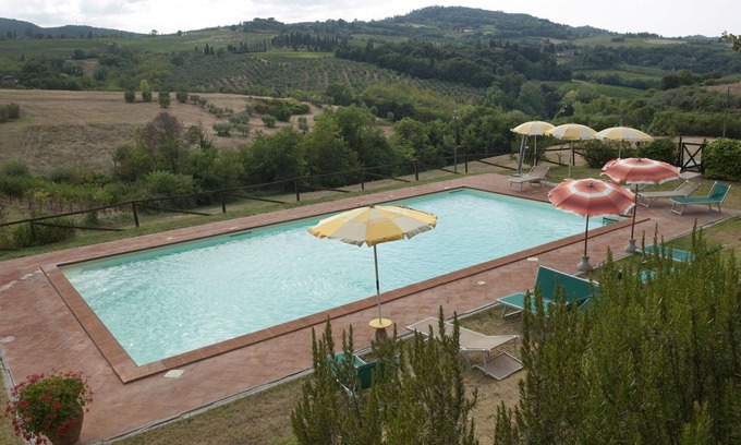 San Gimignano Apartment | Nice apartment for 4 guests with WIFI, pool, A/C, pets allowed and panoramic view