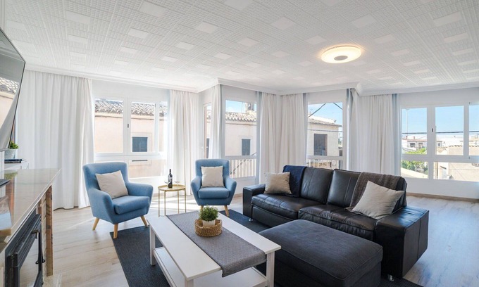 Binissalem Apartment | Nice apartment for 6 guests with A/C, WIFI, TV, patio and parking