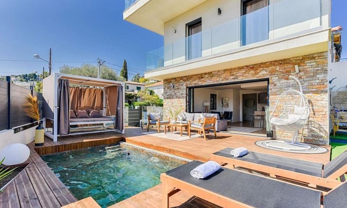 La Californie Villa | Nice Paradise - 5min walk beach - 10min streetcar downtown