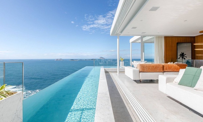 Vidigal Apartment | Nice Penthouse with sea view in Rio - Vid001