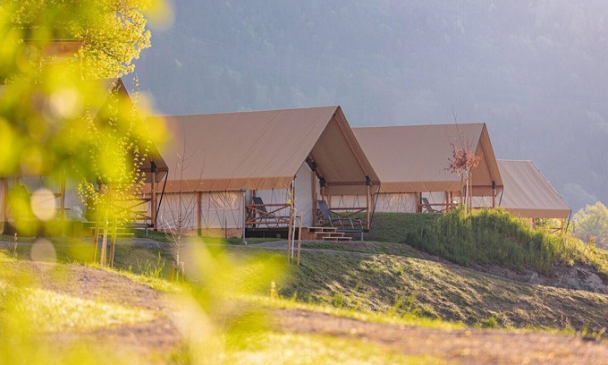 Kotschach-Mauthen House | Nice safari tent with airco