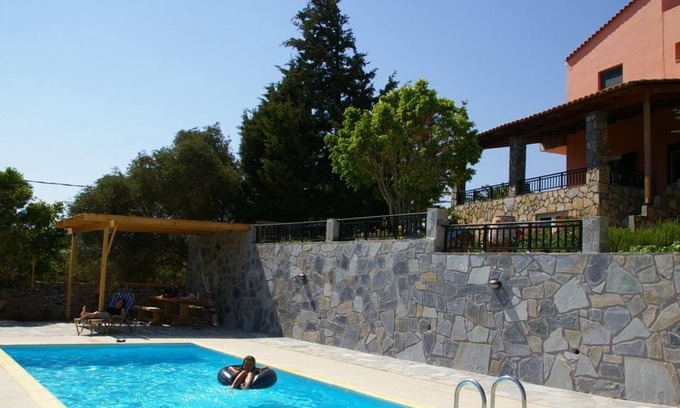 Agios Vasileios House | Nice studio in a holiday home by the idyllic olive grove, communal pool, WiFi