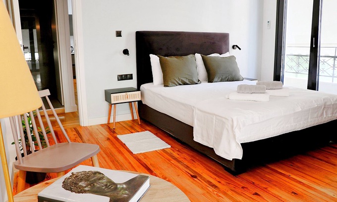 Ano Patisia Apartment | No 4 - Theo Two-Bedrooms Apartment first floor