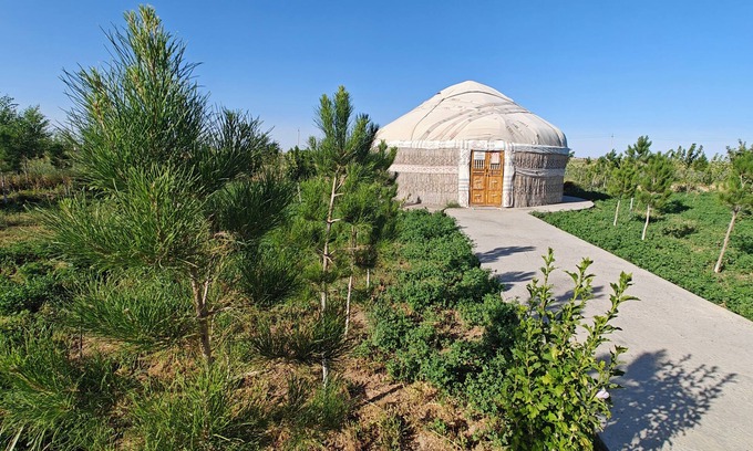 Uzbekistan Cabin | Nomad Island Bukhara