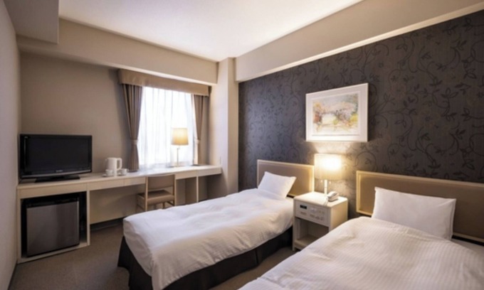 Nakajimakoen Hotel | Nonsmoking River View Twin Room Room only Sta/Sapporo Hokkaidō