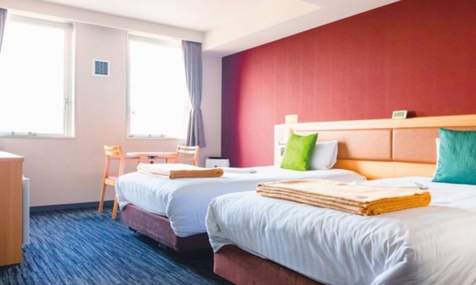 Aira Hotel | Nonsmoking Standard twin 2 persons Small bowl style breakfast buffet included/Aira Kagoshima