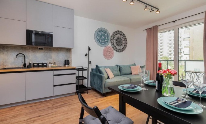 Nowy Port Apartment | Nowa Letnica Apartments with Sauna & Gym & Kids Play in Gdańsk by Noclegi Renters