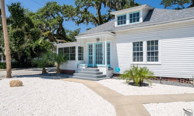 Historic District House | NSB Oasis: Private Pool Retreat