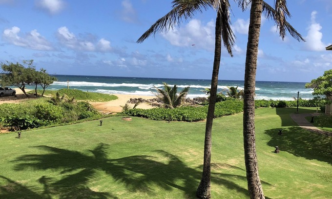 Hanamaulu Condo | nSee & Hear Ocean! Stroll to the beach! Secluded yet conveniently located!