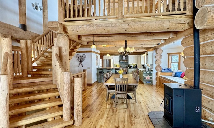 Clark House | nWelcome to this stunning, Swedish coped log home just outside Clark Colorado.
