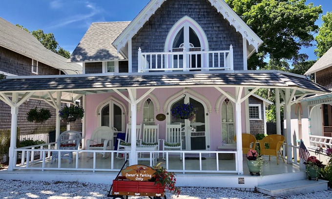 Oak Bluffs Cottage | Oak Bluffs Gingerbread Cottage near Downtown, Beach, Ferry and Ocean Park!