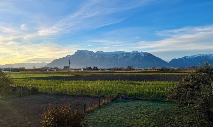 Ainring House | Oasis of peace with garden & mountain views near Salzburg