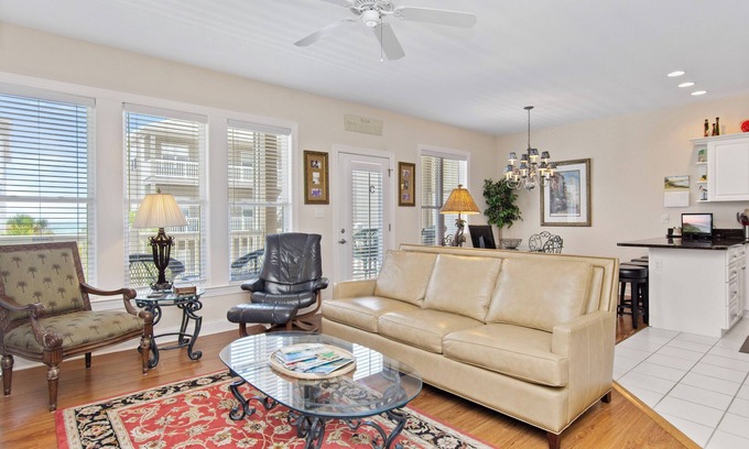 Indian Beach Condo | Ocean Club I-202 – Oceanside 3BR w/Pools, Elevator, Views & Stylish Furnishings