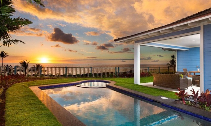 Keauhou House | 🏖️Ocean Front | Central AC | Private Pool & Grill | Concierge Included