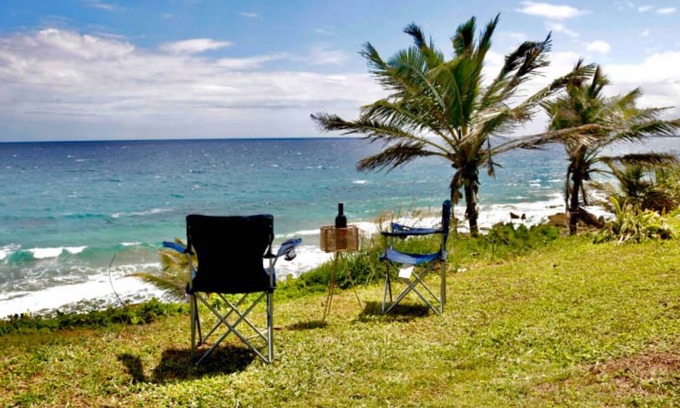 Hato Abajo Apartment | Ocean Front Luxury Apartment with Spa Jetted Tub