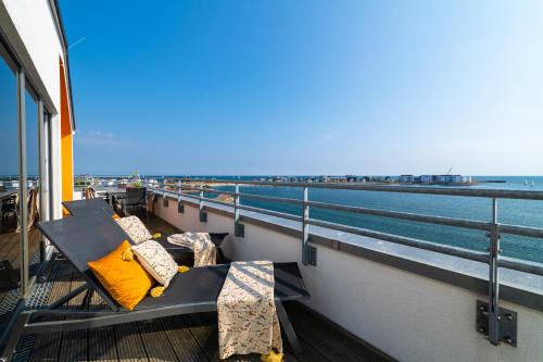 Olpenitz Apartment | Ocean Queen- Penthouse, Balkon, Ostseeblick, Kamin