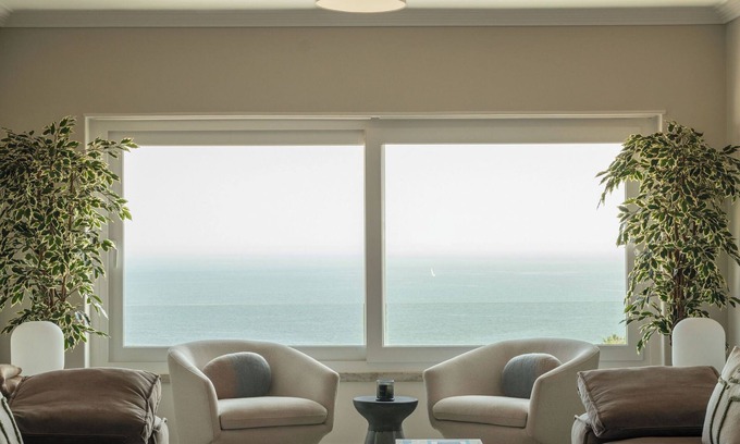 Estoril Apartment | OCEAN VIEW LUXURY CONDO-Walk to Beach & Cascais with Spectacular Views of Sea