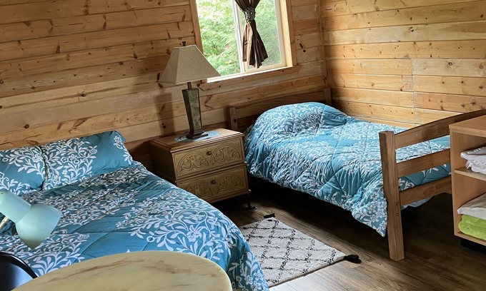 Mountain View Cabin | Ocean view! Pa’ani Ranch cabins in Mountain View Hawaii Cowboy Paniolo style