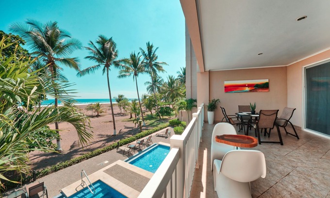 Barrio Los Villalobos Condo | Ocean view "The Palms" Ocean Club Resort-2 Bed