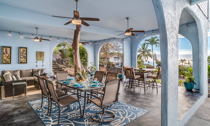 Kahaluu-Keauhou House | Ocean views w/breezes! Large Lanai, Kitchen, 2 bedroom - beautiful neighborhood