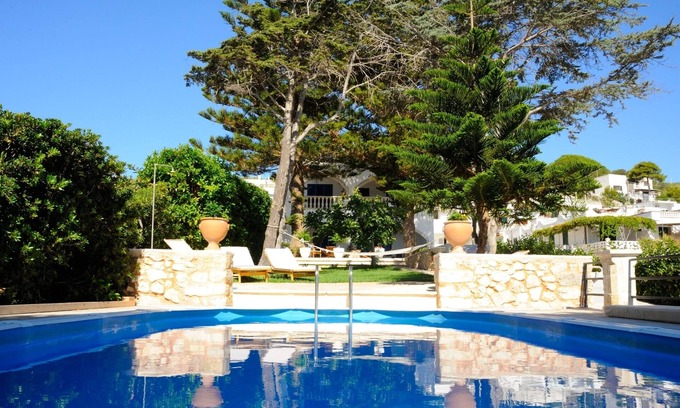 Marina di Andrano Villa | Ocean Villa - Masseria sea view -sea access - POOL LIDO Beachfront