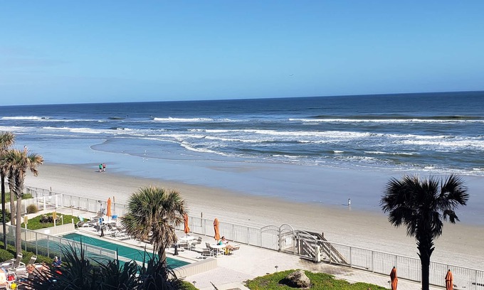 New Smyrna Beach Condo | Oceanfront * Awesome View * The Pelican *2 pools