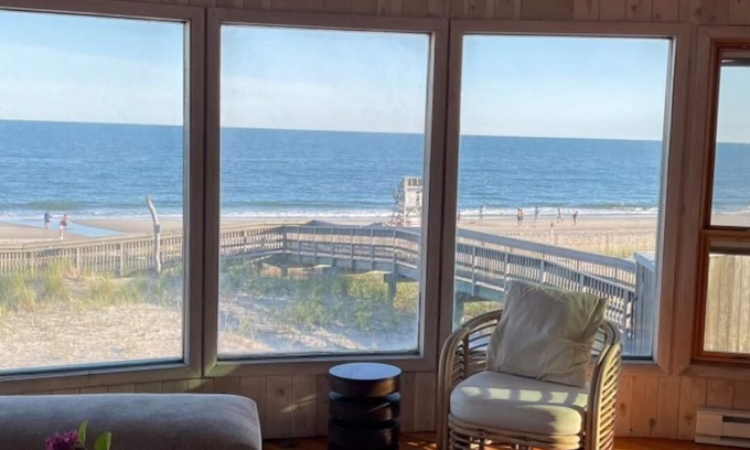 Ocean Beach House | Oceanfront, beautiful 4-bedroom house in Fire Island. Panoramic views.
