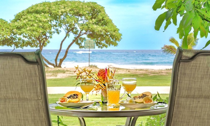 Kapaa Apartment | Oceanfront Bliss at the Islander on the Beach — Trusted Host, New on VRBO!