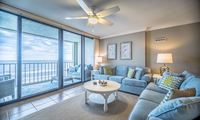 Arcadian Shores Condo | Oceanfront Condo In Quiet, Secured Building + Free Attraction Tickets!