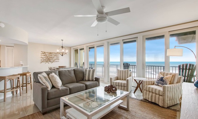 Fernandina Beach Condo | Oceanfront | Incredible Intracoastal and Atlantic Views | Totally Remodeled Sea Dunes Penthouse