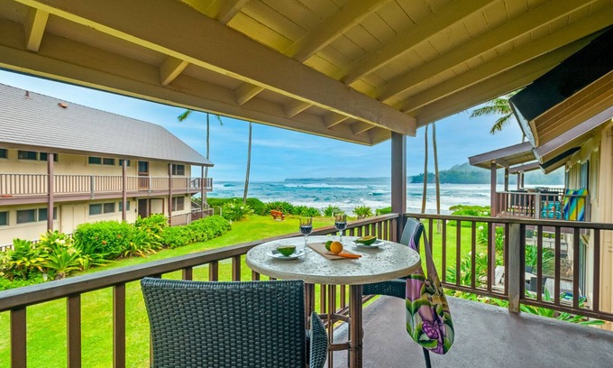Wainiha Condo | Oceanfront Retreat with Incredible Views Just 90 Seconds from the Beach