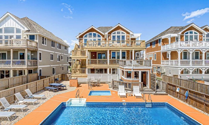 Nags Head House | Oceans 22 | Oceanfront | Private Pool, Hot Tub, Dog Friendly