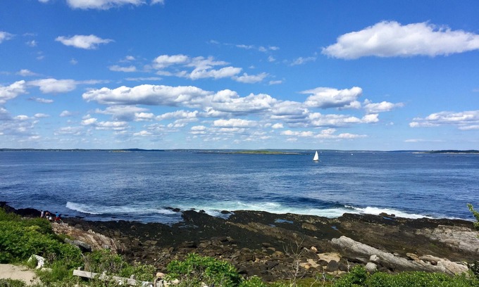Bailey Island Cottage | Oceanside cottage perched near the Giant Stairs, offering amazing panoramic open ocean views!